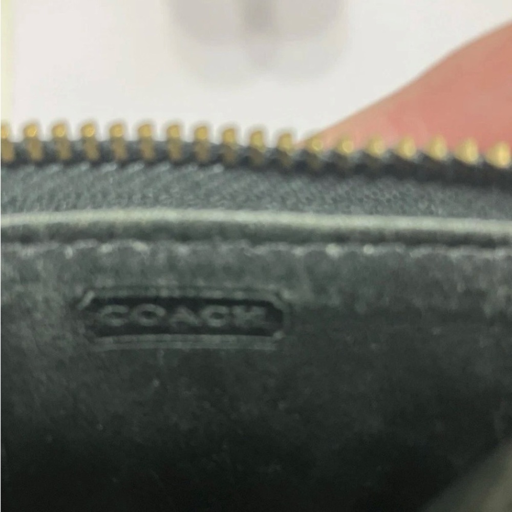 Coach Mini Skinny Case Black 6902 - Picture 4 of 6